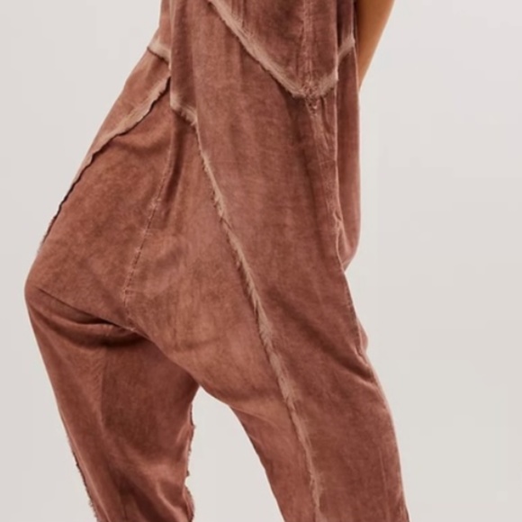 FP Fine Arts Intimatley Rose Mauve Boho Cottage Core Slouch Lightweight Beach XS - Picture 3 of 7